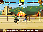 Флеш игра онлайн Ben10 at the Colosseum